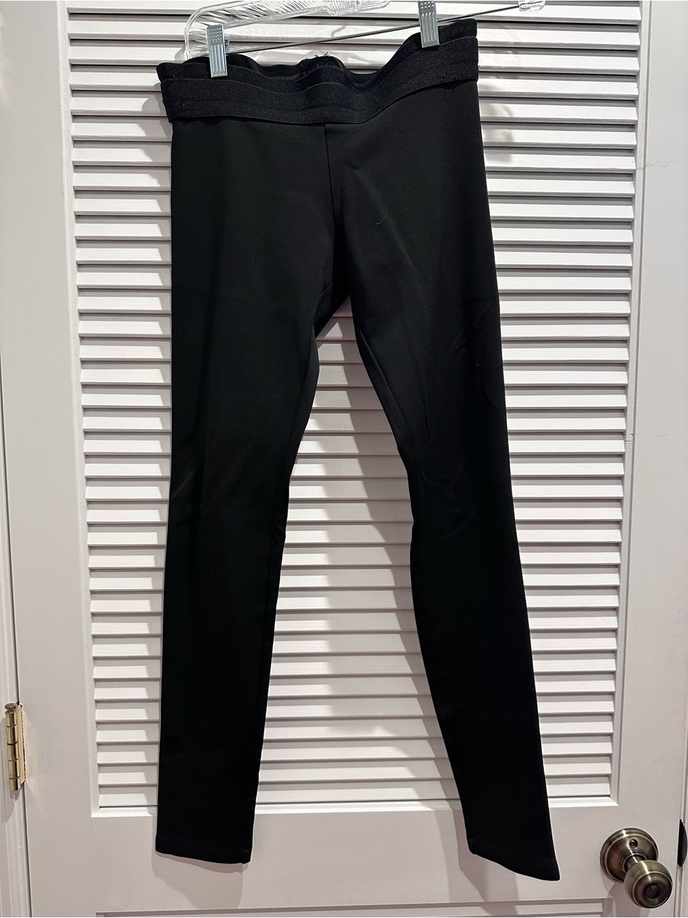 BCBGMaxAzria Black High-Waist Active Leggings